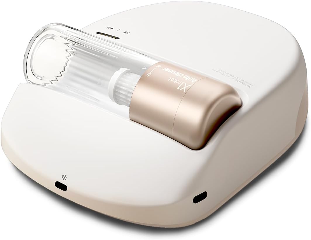 CREATULIZE X1 Robot Bed Vacuum, Automatic Mattress Vacuum Cleaner with Intelligent Path Planning, UV-C Light, HEPA Filter, One-Click 100% Dust & Pet Hair Removal for Bed, Mattress, Sofa, Carpet