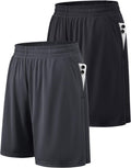 BALENNZ Athletic Shorts for Men with Pockets and Elastic Waistband Quick Dry Activewear