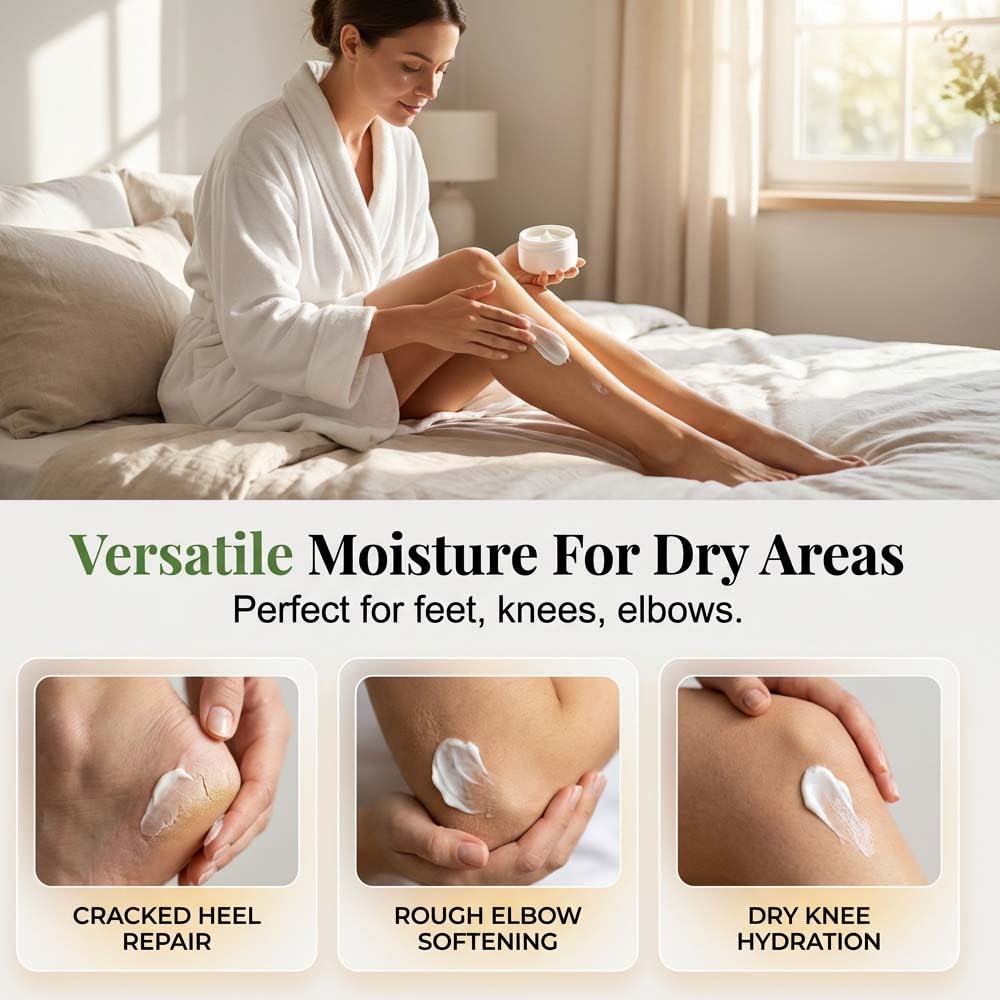 Tea Tree Oil Foot Cream, 2026 New Tea Tree Foot Moisturizer for Dry Cracked Heels and Feet, Soften & Renew Dry, Rough Feet (1)