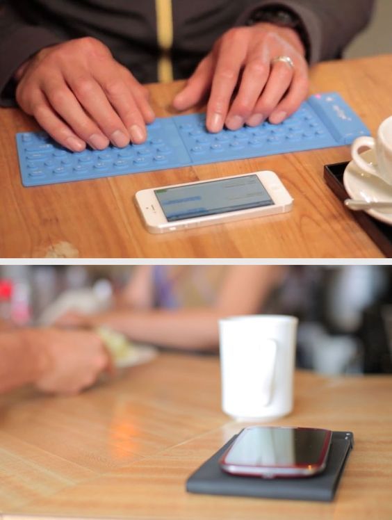 AGS Wireless Laser Projection Bluetooth Virtual Keyboard for Iphone, Ipad, Smartphone and Tablets