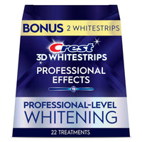 Crest 3D Whitestrips Professional Effects – Teeth Whitening Kit, 22 Treatments (20 + 2 Bonus), Each with 1 Upper/1Lower, 44 Strips – Crest 3DWhite Teeth Whitening Strips