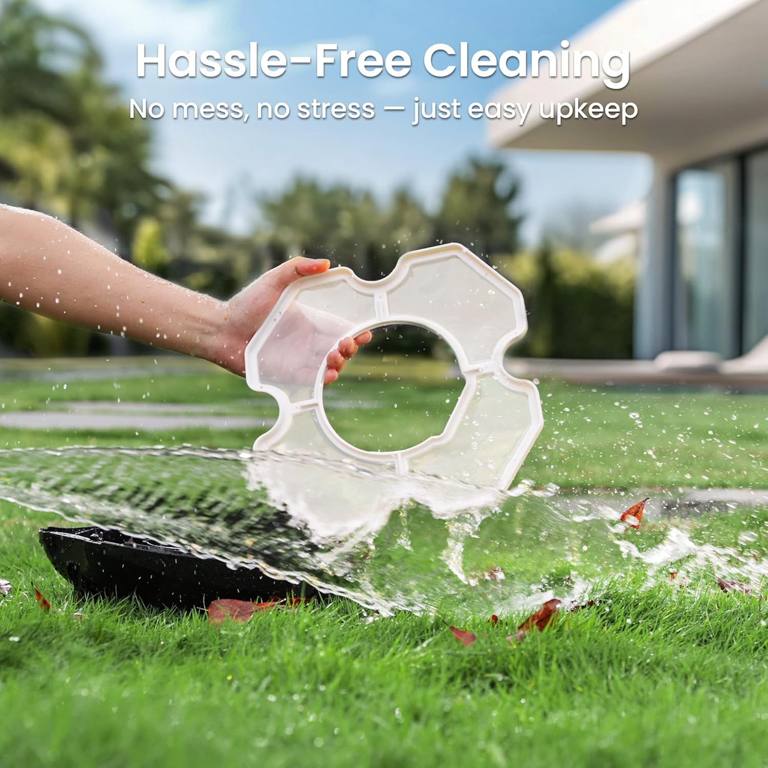 (2026 Upgrade) AIPER Seagull SE Cordless Robotic Pool Cleaner, Above Ground Pool Vacuum with LED Indicator, Lasts 100 Mins, Self-Parking, Ideal for Flat Pools up to 860 sq.ft (Renewed)