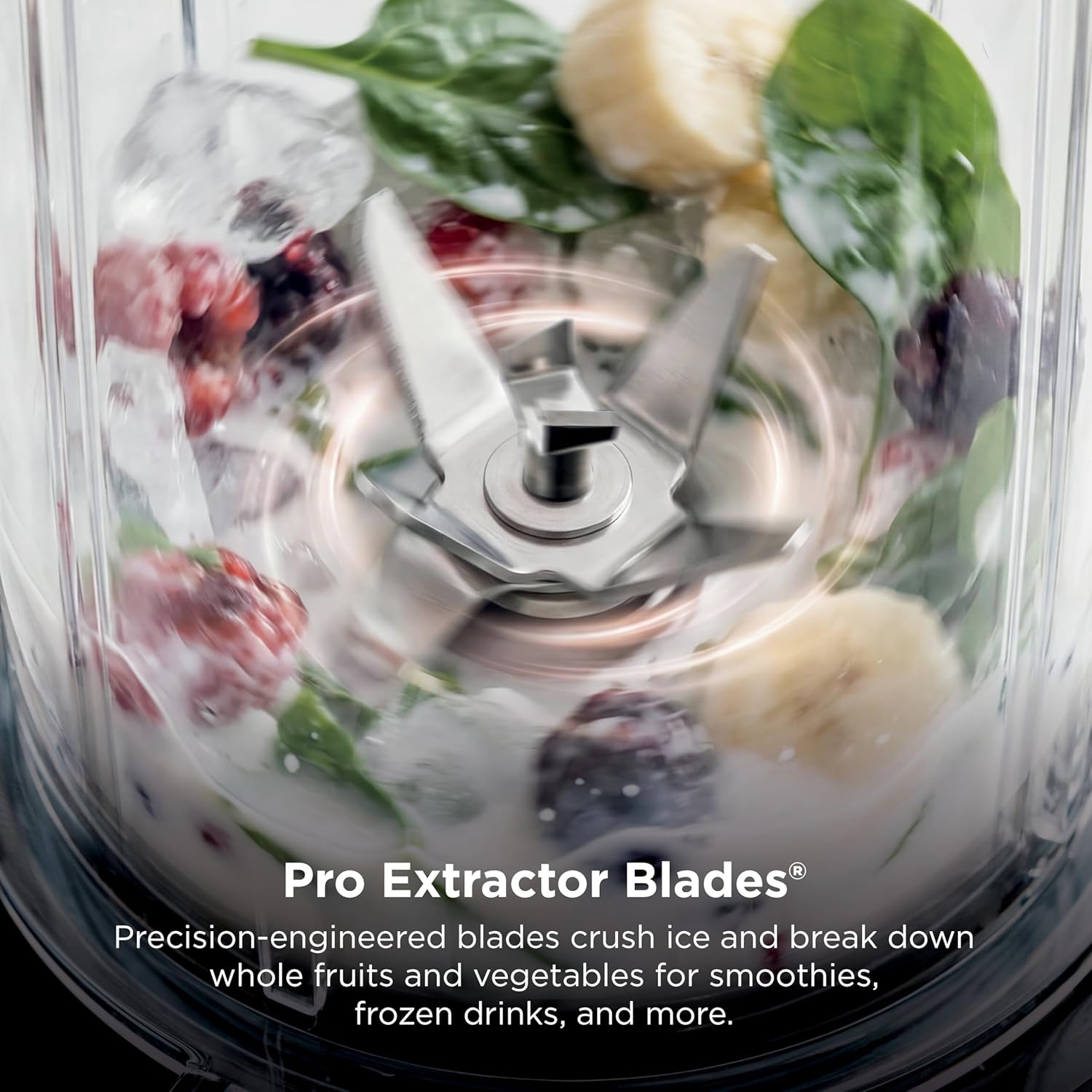 Ninja Fit Compact Personal Blender | Portable Blender for Smoothies, Shakes, and Frozen Blending | Includes (2) 16-oz. To-Go Cups and Spout Lids | 700 Watt | Black | QB3001SS