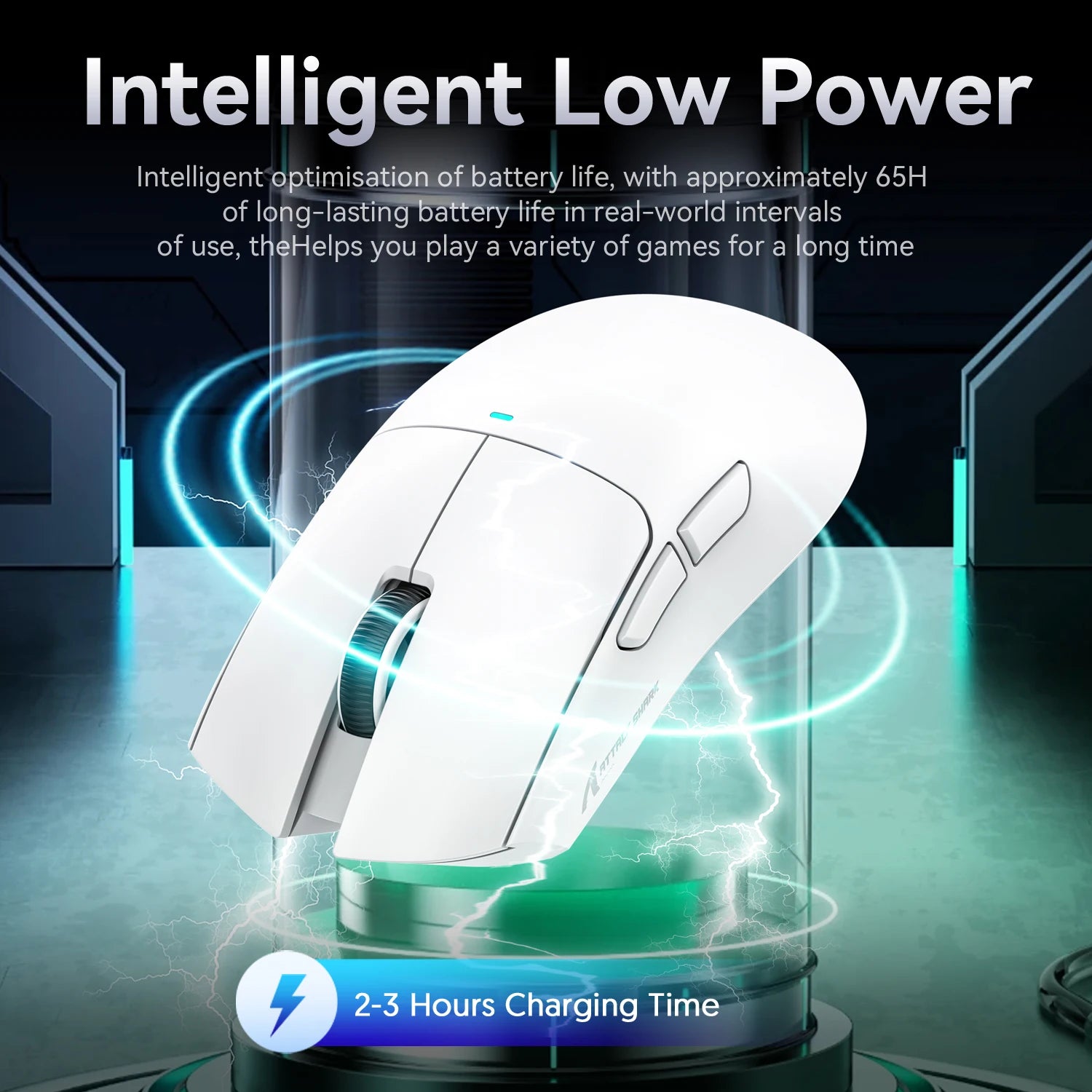 X11 Attack Shark Gaming Mouse Wireless 1K Hz PAW3311 Macro Magnetic RGB Docking Charger for Gaming