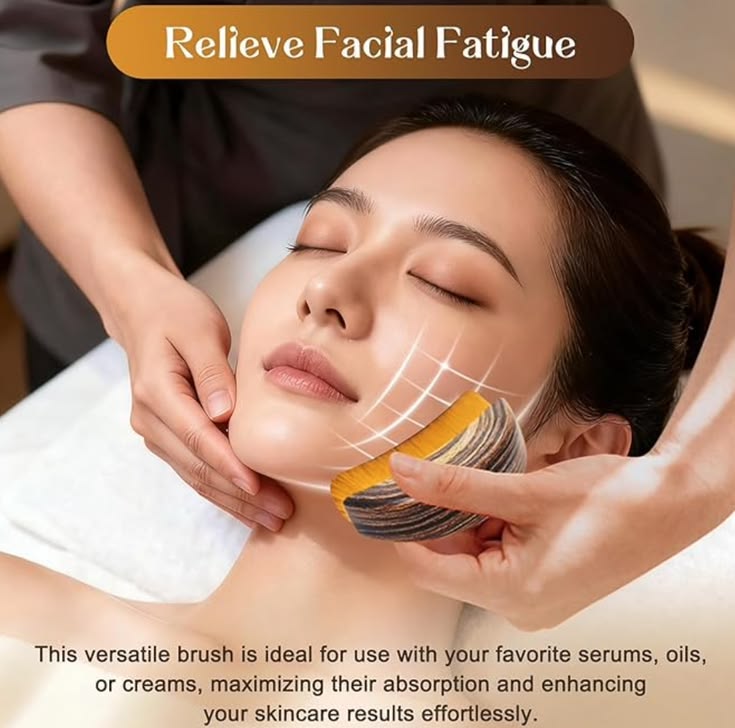 1/2 PCS Lymphatic Contour Face Brush for Sculpting – Anti-Puffiness, Detox & Lift, Improves Skin Glow & Absorption(1 Pcs Contour Face Brush)