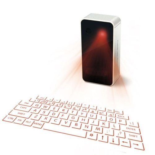 AGS Wireless Laser Projection Bluetooth Virtual Keyboard for Iphone, Ipad, Smartphone and Tablets