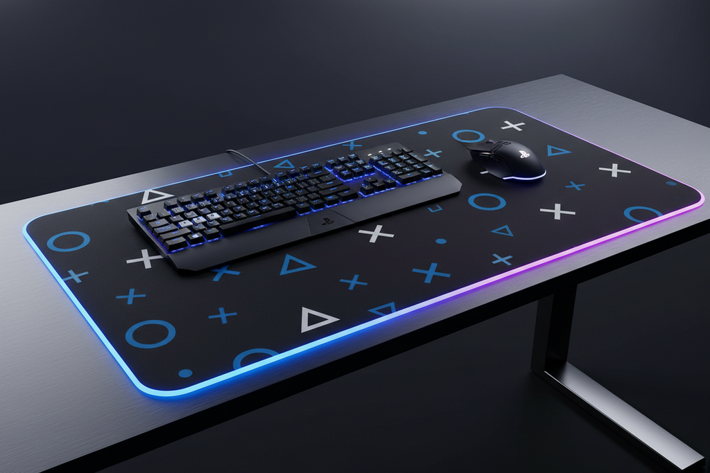 Playstation Light Up Desk Mat XL gaming egérpad
